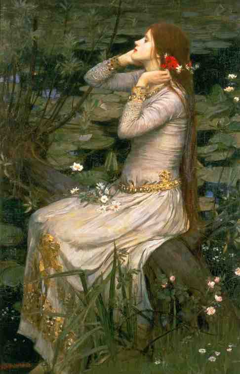 Ophelia - John William Waterhouse - gicleekunst