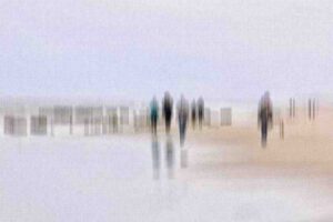 Walking People III - Gerhard Rossmeissl - gicleekunst