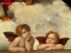 Twee Engelen - Raphael - gicleekunst