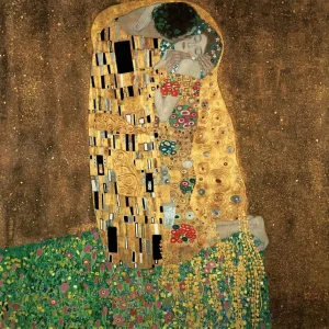 De kus - Gustav Klimt - gicleekunst